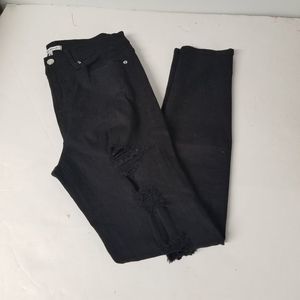 Good American distressed Black Jeans small